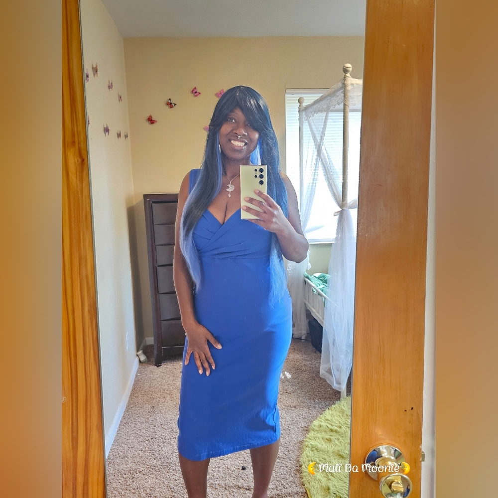 Rocksteady Dress - ModCloth Lady Love in Blue, Size 2xl